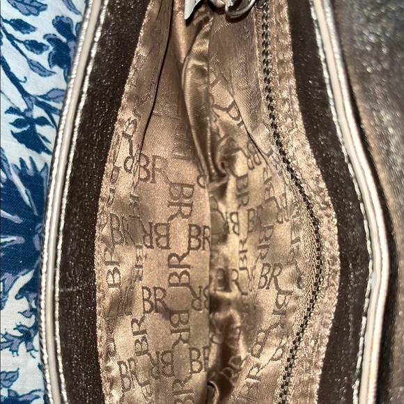 Banana Republic ruched bronze leather Clutch Bag - Picture 5 of 5